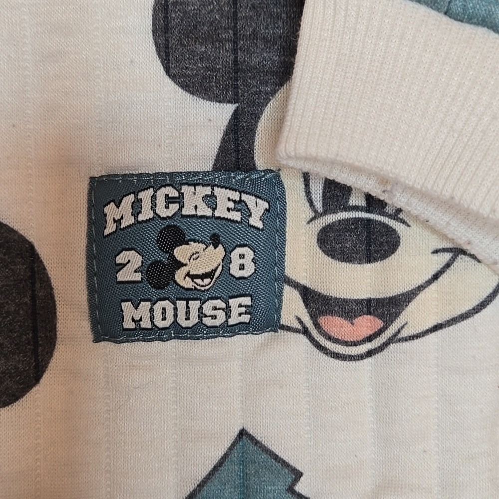 Vintage Mickey Mouse Disney Kids Boy's Graphic Pullover Sweatshirt Sporty Size 6 - Picture 2 of 5